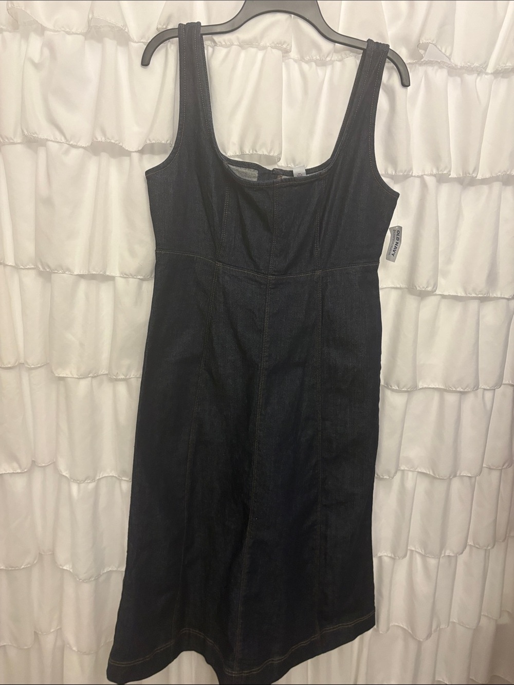 Old Navy Dark Blue Denim Tank Dress
